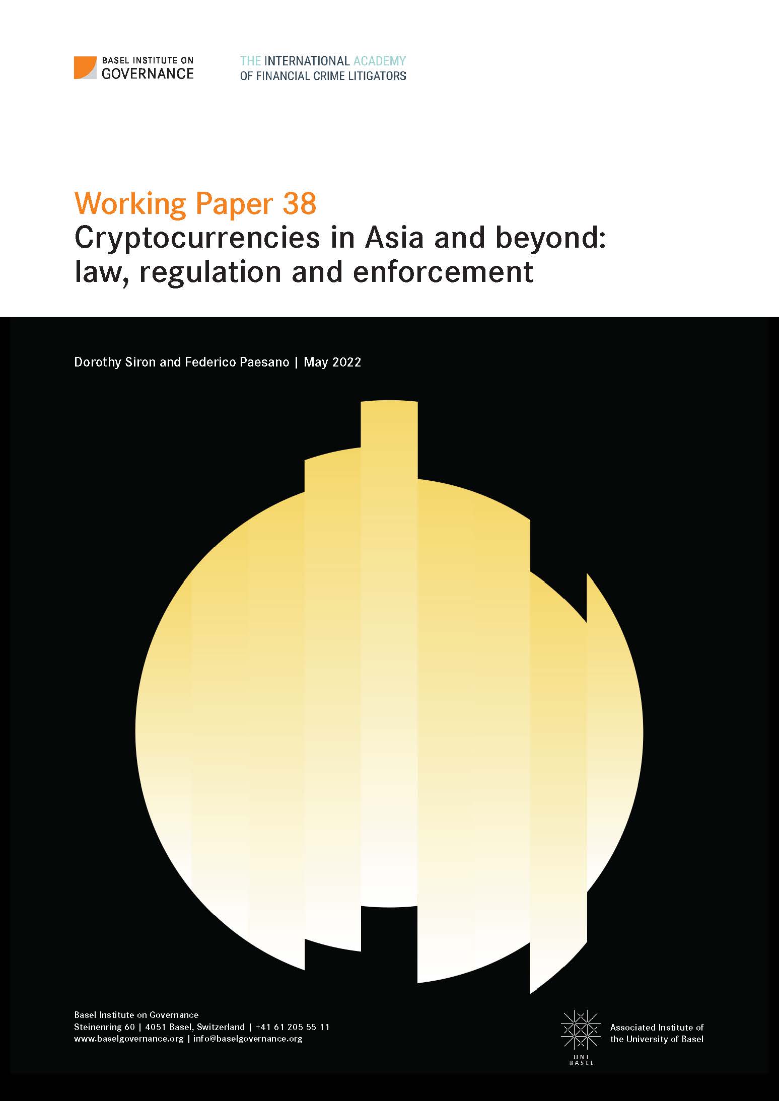 Cover page of Working Paper 38