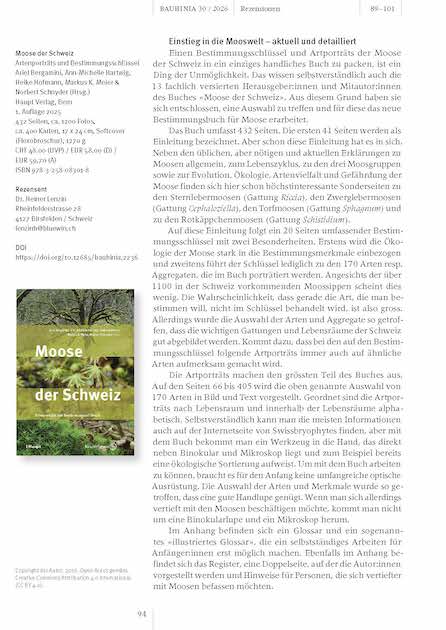 Titelseite Rezension