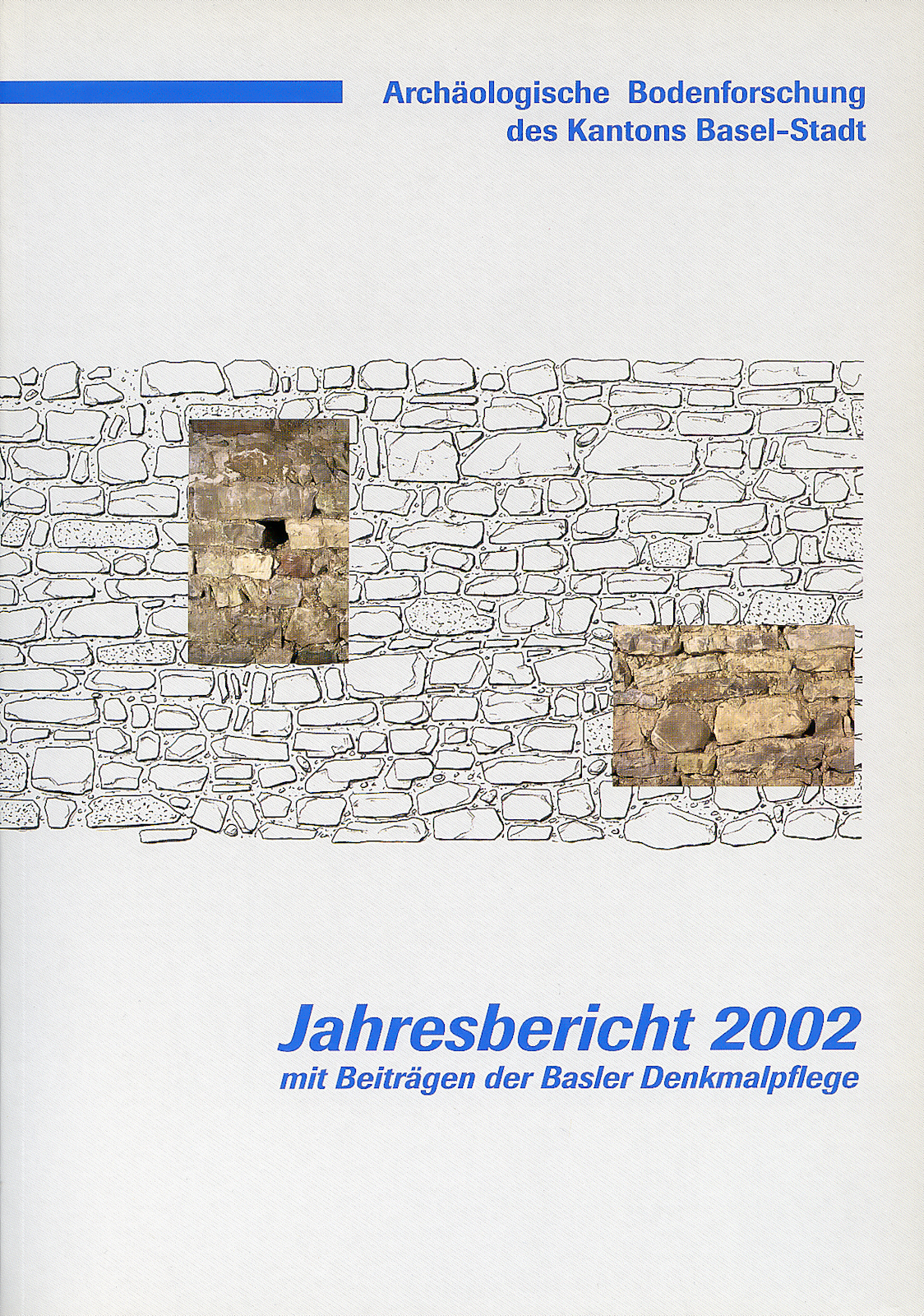Vorderseite des Jahresberichtes 2002